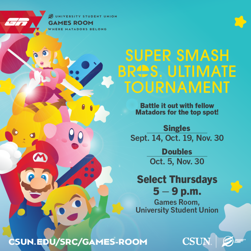 Games Room Super Smash Bros. Ultimate Tournament (Doubles